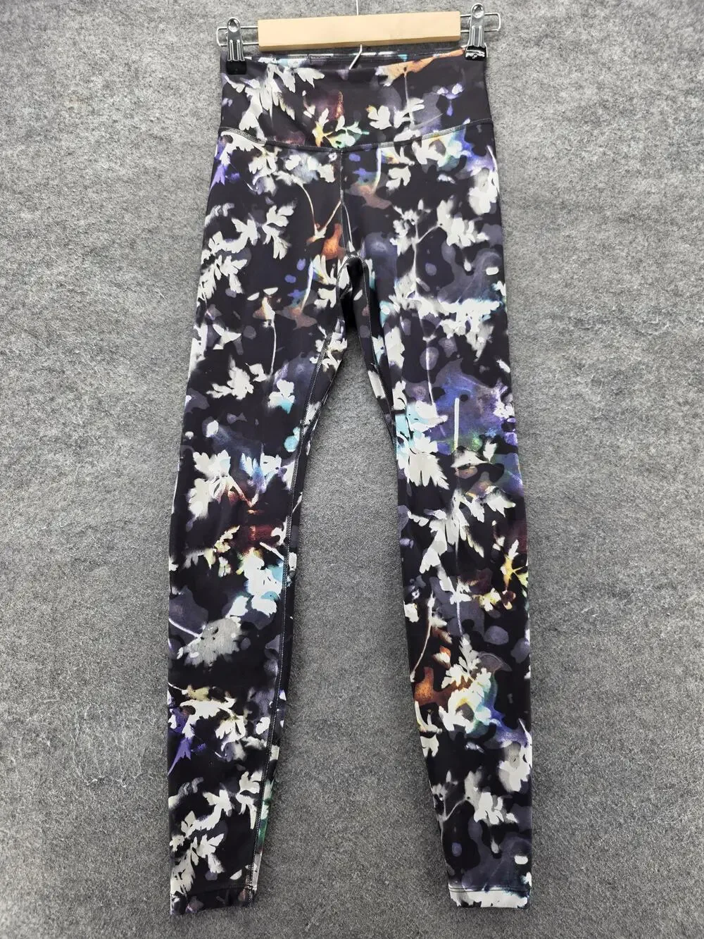 Nike Leggings Womens XS Multicolor Floral Ankle Elastic Waist Yoga Gym Running